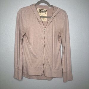 Threads 4 Thought zip up‎ sweater sz M